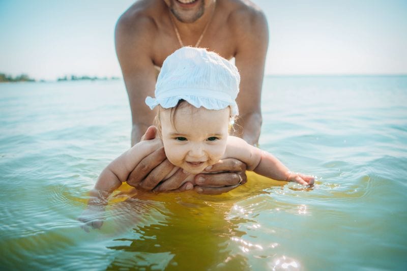 Urlaub mit Baby am See