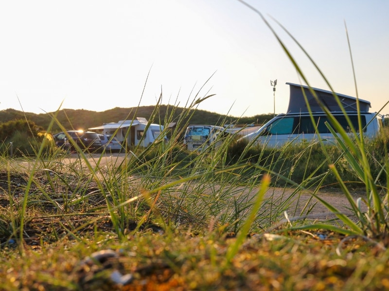 Kamperen in de duinen van Texel