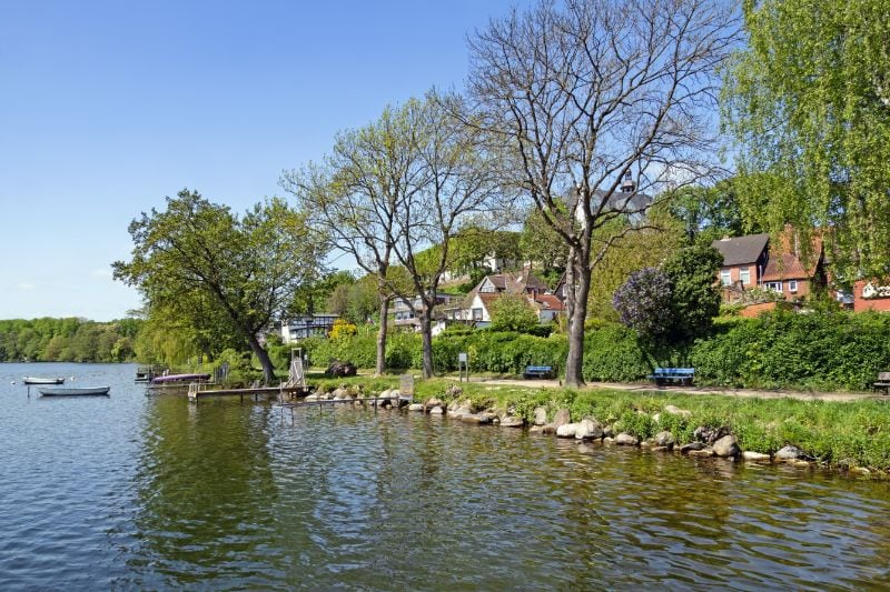 Wanderweg am Großen Plöner See