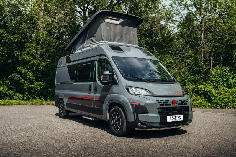 Bürstner Campeo: Vielseitiger Kastenwagen mit dem neuen Skyline-Paket,