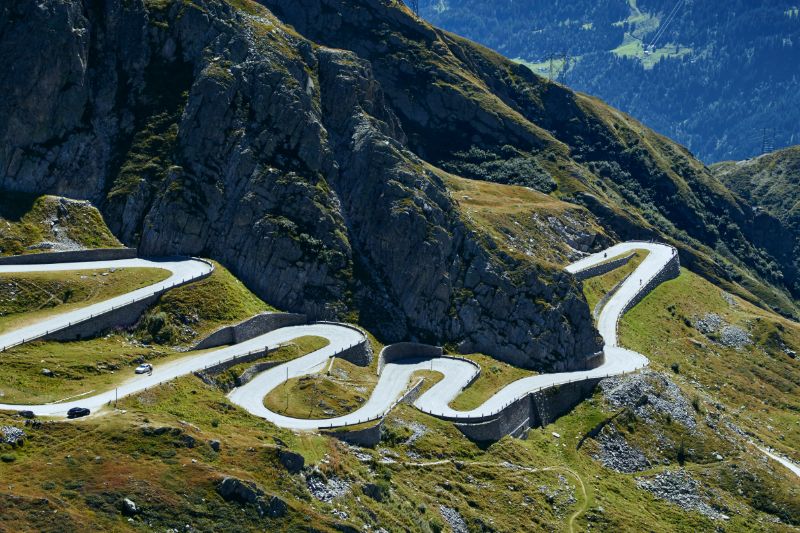 Via Tremola am Gotthardpass