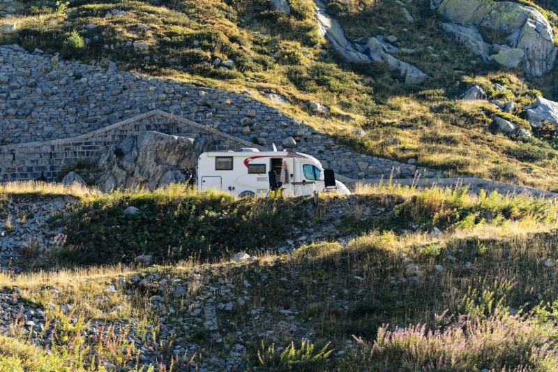 Wohnmobil Via Tremola Gotthardpass